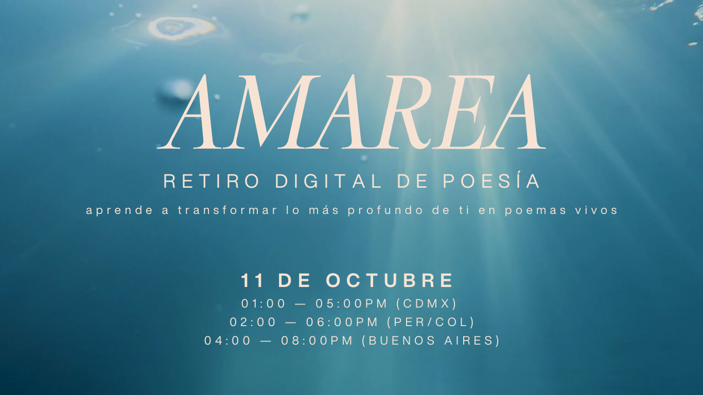 AMAREA: RETIRO DIGITAL DE POESÍA